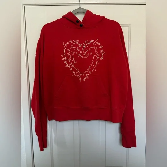 Zadig & Voltaire Mia Heart Hoodie ❤️ Sold Out Valentine’s Sweater Rare - Picture 3 of 7
